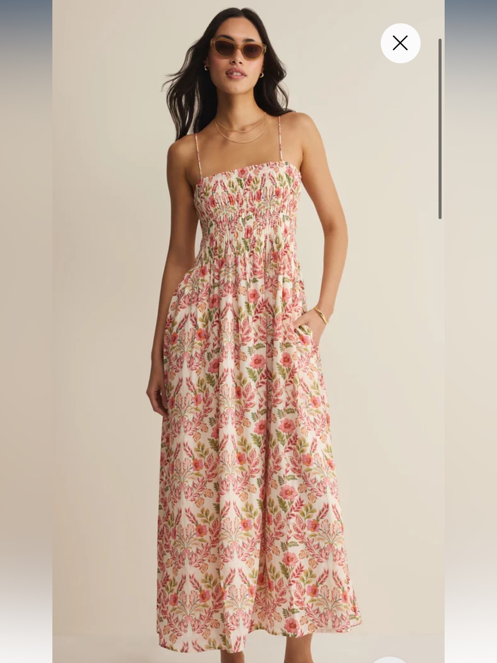 Z Supply Cornelia Ami Floral Maxi Dress